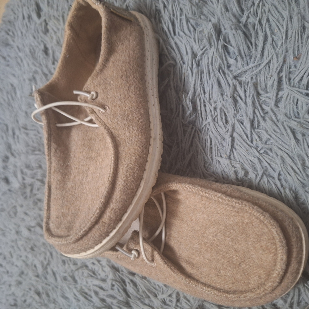 Hey Dude Tan Athletic Shoes